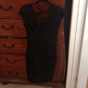Let Chateau Black bodycon dress.